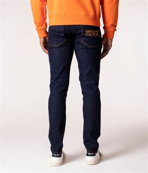 versace jeans skinny moto denim|versace jeans couture official site.